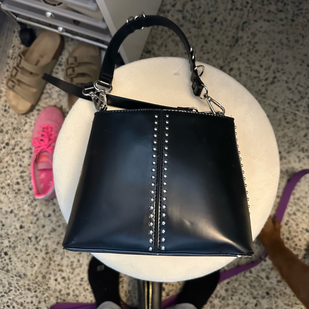 Black Studded Handbag